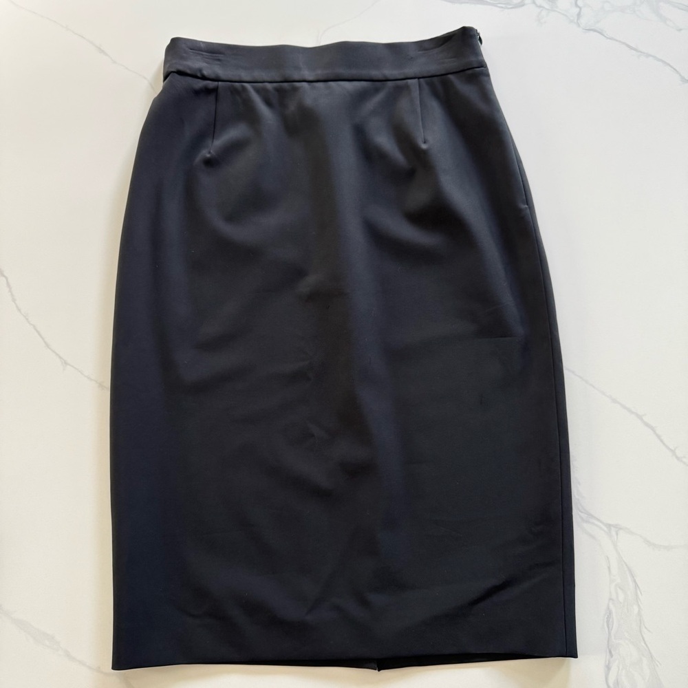 Vintage Prada Nylon Y2K Mid Pencil Skirt - SZ 44